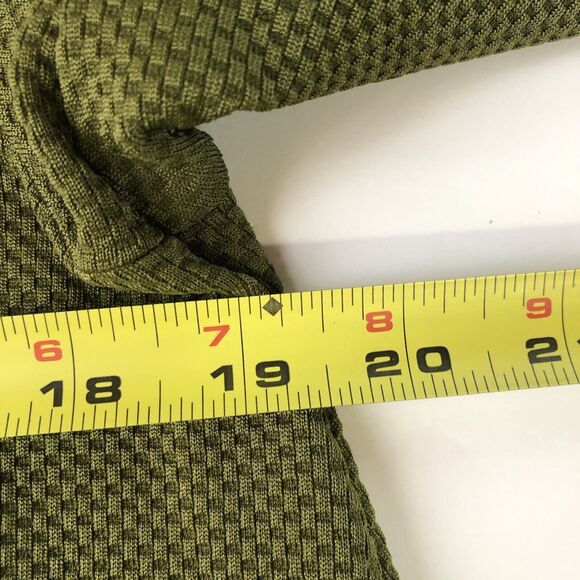 ASOS Women’s Textured 3/4 Sleeve Green Dress Size 12 - Picture 5 of 16